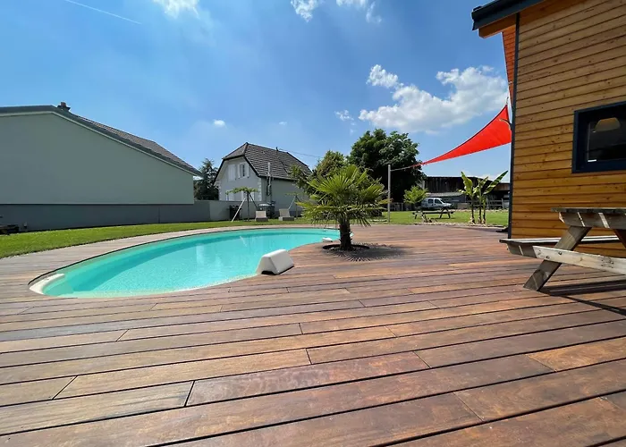 Chez Seb Et Lilou - - Piscine Partagée - Parking - Proche Mulhouse Hébergement de vacances *